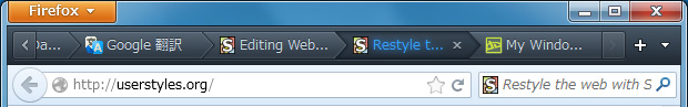Web Developer Tabs