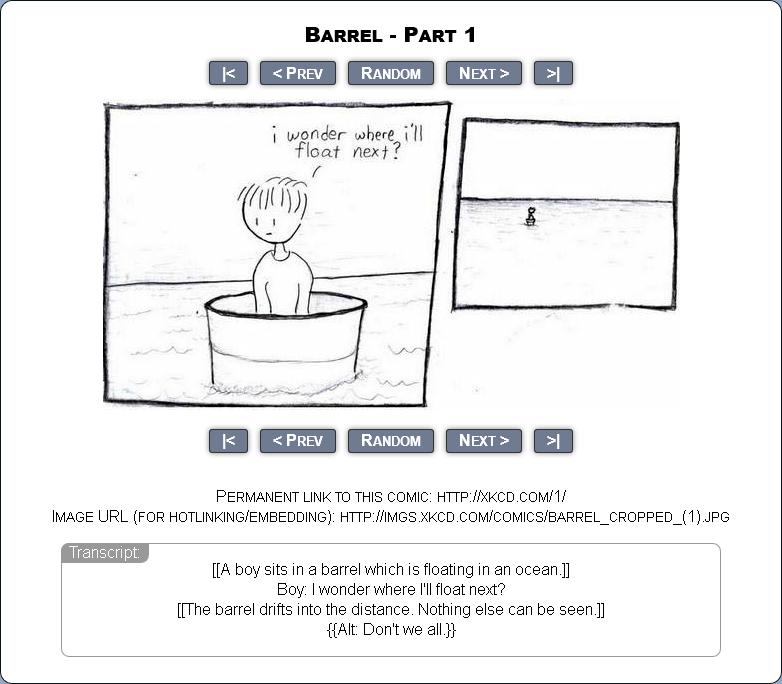 XKCD - show transcript