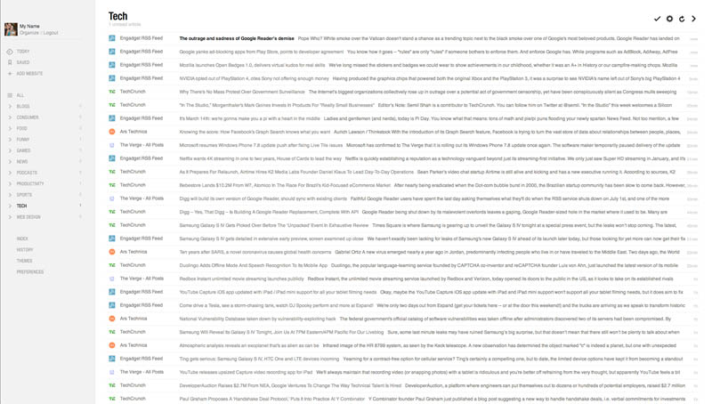 Feedly Minimal
