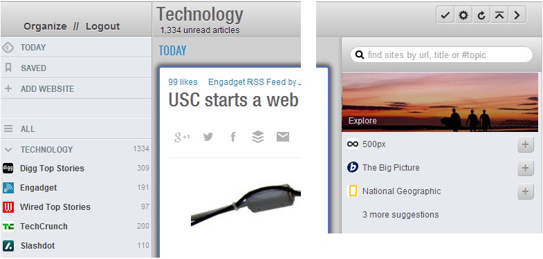 Feedly - 1920/1080 Optimized - GReader like