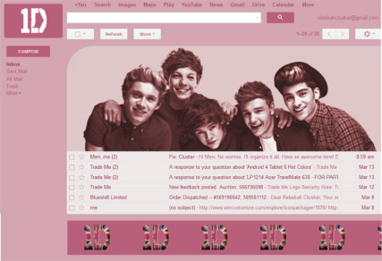 Pink One Direction Gmail