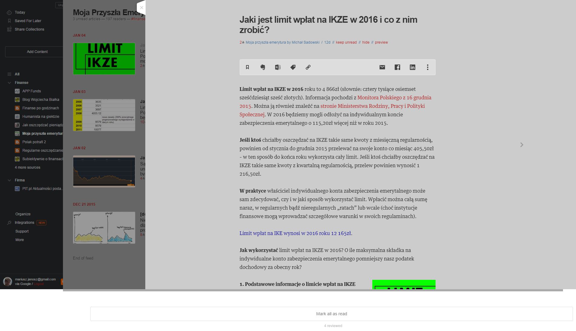 Feedly - IamEyeFriendly