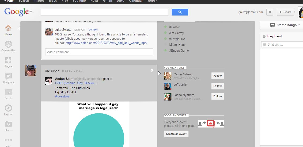 Simple Grey G+ [Googleplus]