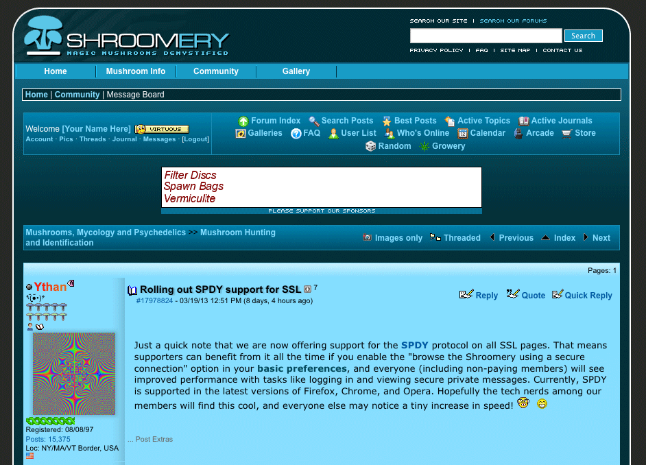 Shroomery Lighter Default Theme