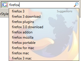 Custom Search Bar Drop-Down List Background