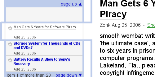 Google Reader for high-res monitors