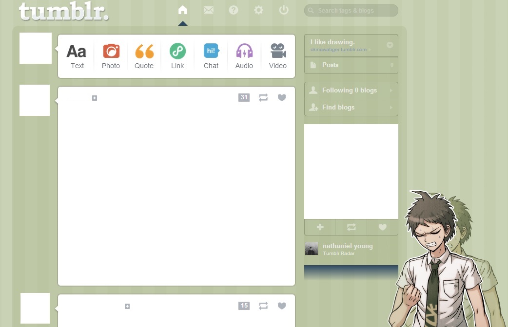 Hinata Hajime Dashboard Theme