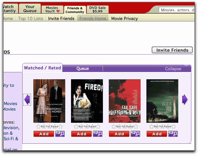 Netflix Friends fix for Firefox 3