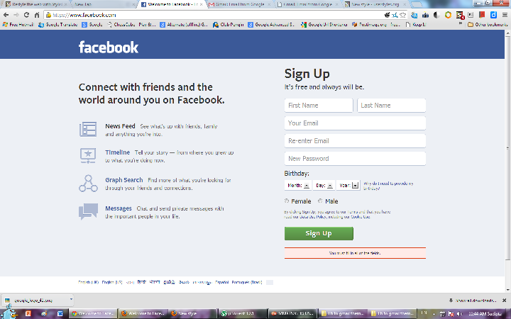 April Fools' Facebook Prank No Username/Password