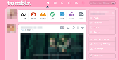 Light Pink Dashboard