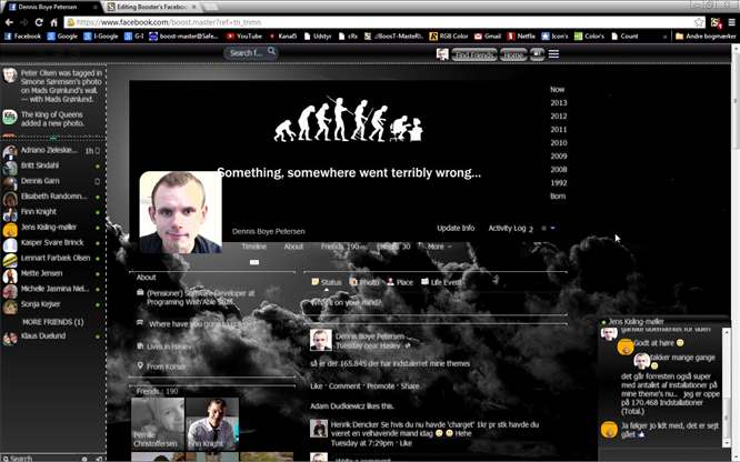 Booster's Facebook Deep Black Sky v1.0