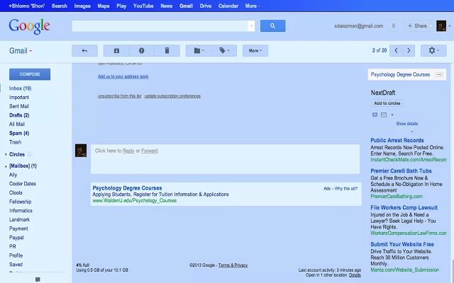 GMail Blue