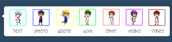 Kuroko no Basket - Dashboard icons