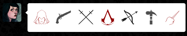 Assassin's Creed 3 Tumblr Dashboard Icons (Fixed)