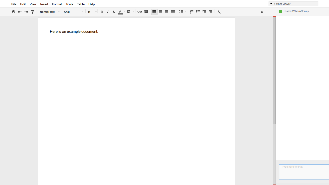 Simple Google Docs
