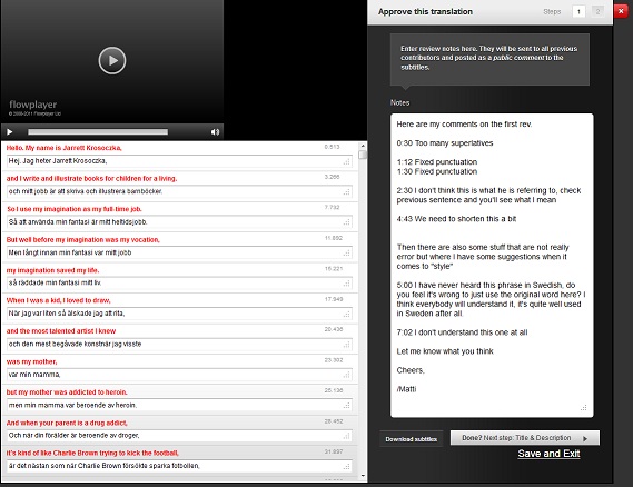 Amara translation interface 1920x1080