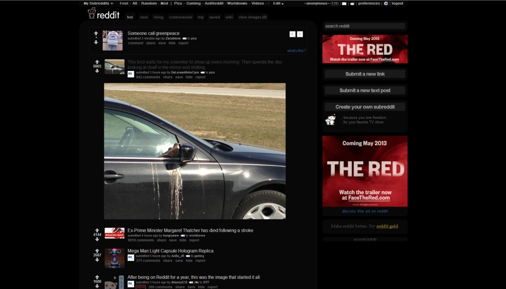 Reddit Web 2.0 (Blackened Original)