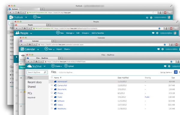 Unified Outlook.com Interface