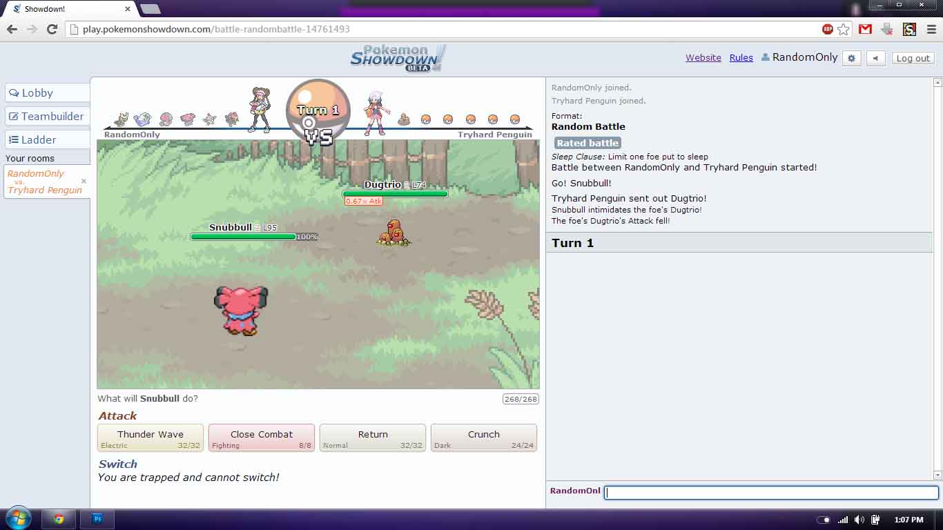 PokemonShowdown Alt Battle Style| Pokemon Showdown