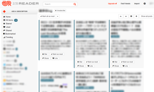 The Old Reader - Multi Column