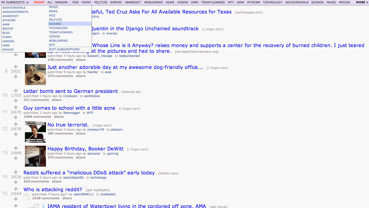 Perfect Floating Subreddit Bar