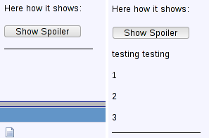 AnandTech Forums Spoiler Buttons