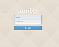 Login Theme for Tumblr