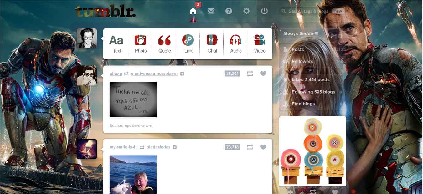 Iron Man Theme for Dashboard