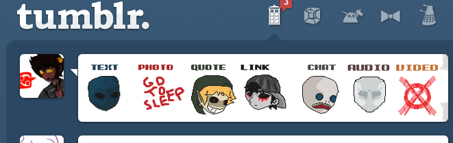 creepypasta tumblr menu
