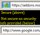 Only Show Site Identity Button when on Secure Site