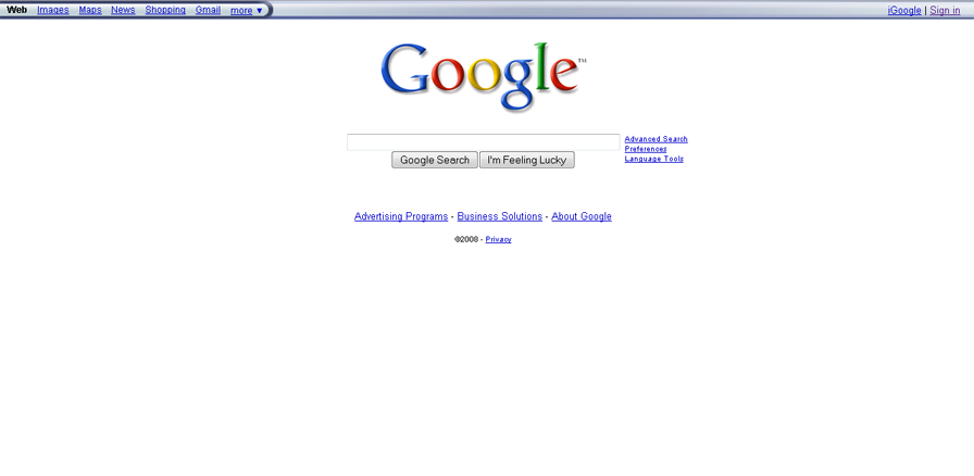 Google - google bar less boring! fix