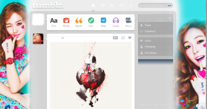 snsd // jessica dashboard theme.