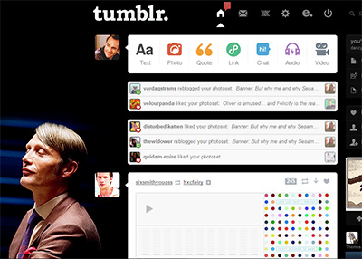 Tumblr dashboard: Hannibal #2