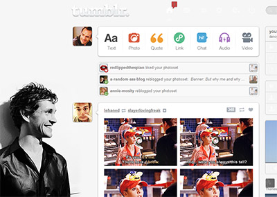 Tumblr dashboard: Hugh Dancy #1