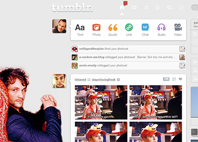 Tumblr dashboard: Hugh Dancy #4