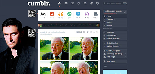 Tumblr dashboard - Richard Armitage IV