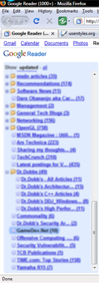 Hide Google Reader Sidebar