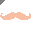 Peach Moustache (tumblr cursor)