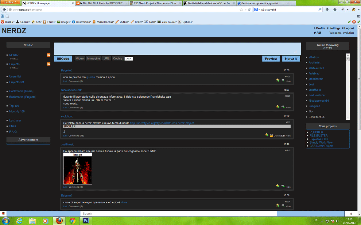 CSS Nerdz Project