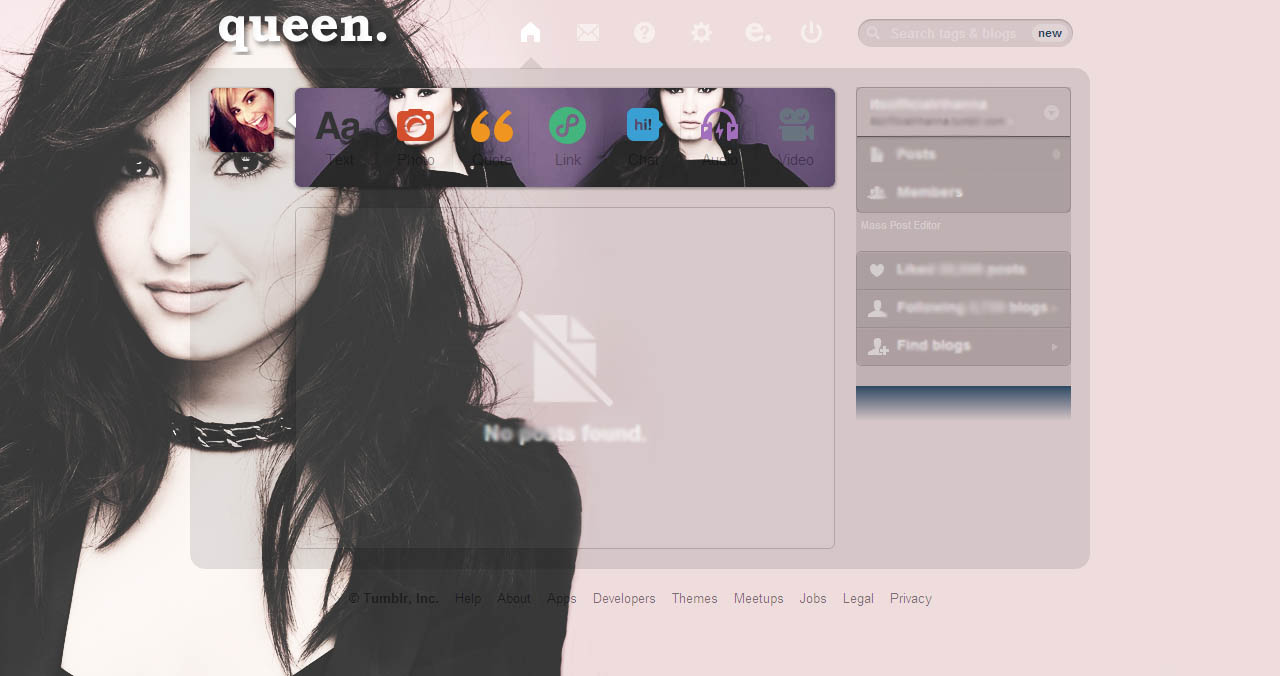demi lovato dashboard theme girlfriend magazine
