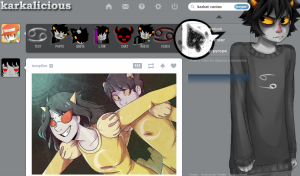 Karkalicious - Karkat Tumblr theme