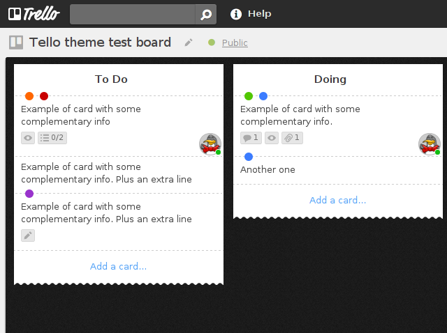Billette - Trello theme