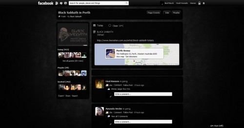 Facebook Background Generator (black)