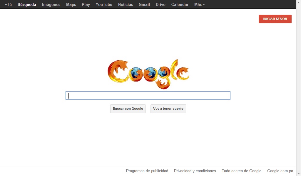 Google - Fire Fox Logo