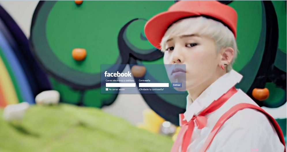 G-Dragon Facebook Inicio