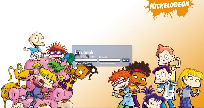 Rugrats Facebook Inicio