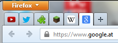 Mini Tabs - Tabs only show the favicon
