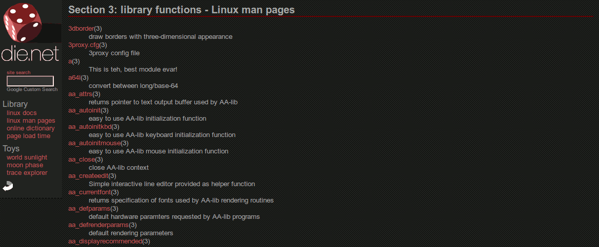 Die.net Bathys