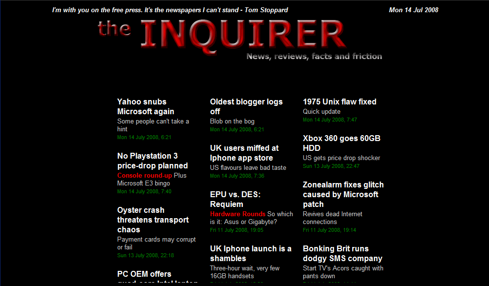 theinquirer.net - Bare To The Bone