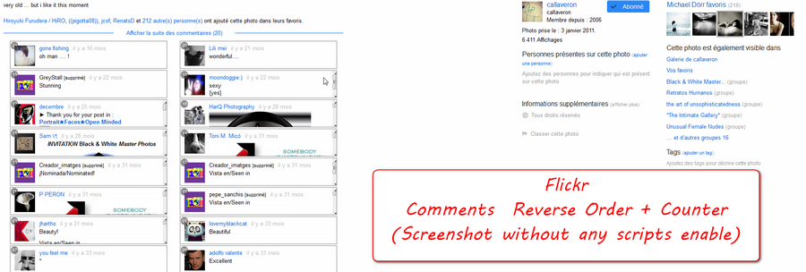 Flickr - Comments  Reverse Order + Counter v3